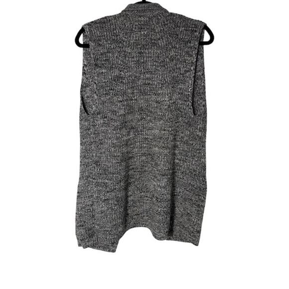 Banana Republic Womens Sleeveless Cardigan Sweater Open Front Knit Black Size XS - Picture 2 of 9